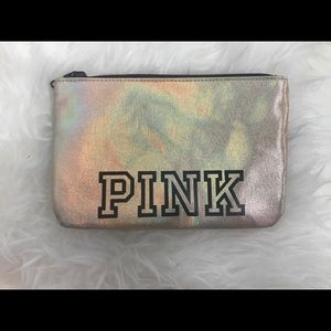 Pink VS makeup pouch